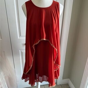 Strut & Bolt Paprika colour Sleeveless Dress/top